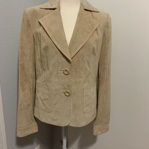 Mossimo Suede Leather Blazer